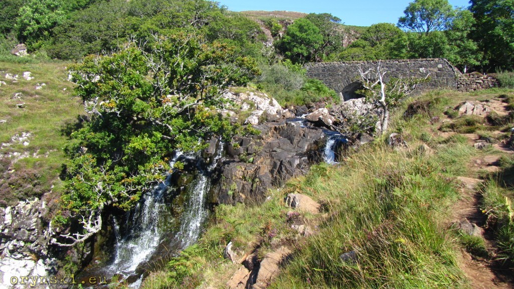 Wodospad Eas Fors Waterfall